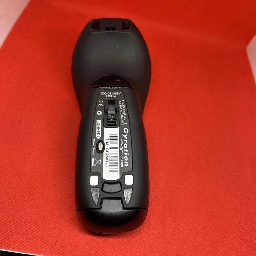 Gyration Go Plus AS04130-003 Black Wireless 2.4GHz Motion Sensor Laser Air Mouse